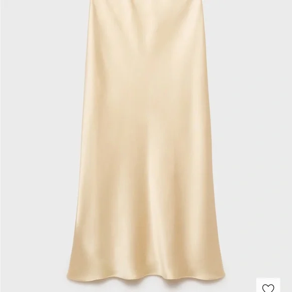 Mango midi satin skirt - Picture 3 of 8